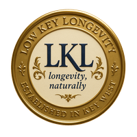 Low Key Longevity apothecary crest